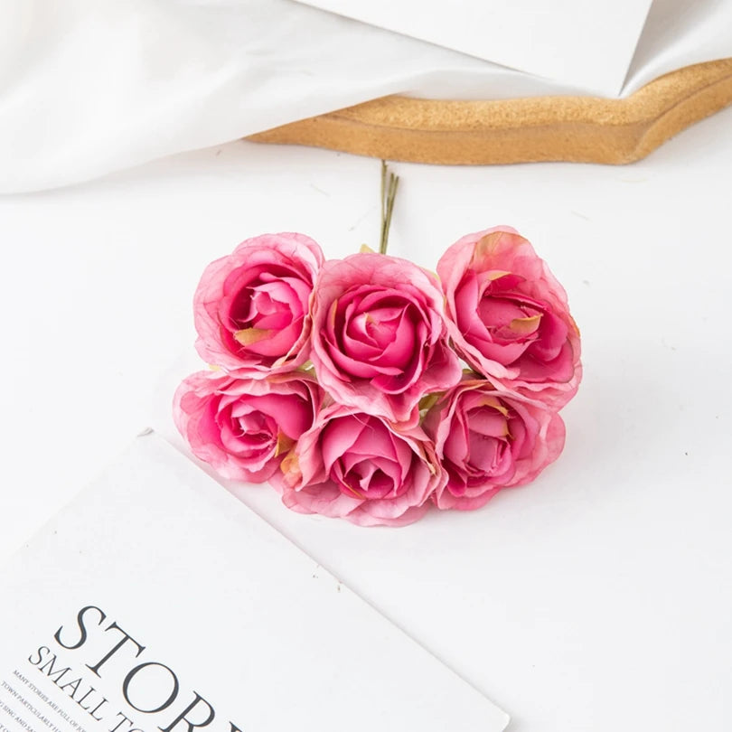 Silk Rose Artificial Flowers – Wedding, Wreath & Home Decor Artificial Silk Flowers Axl 10 18pcs
