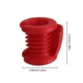 3D Printed Crochet Yarn Guide Finger Tension Ring Tool Crochet Tension Ring Axl Red