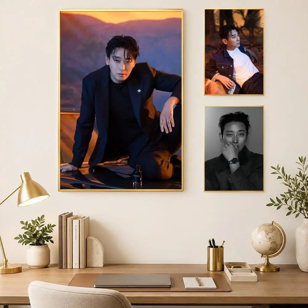 Ji Chang-wook HD PVC Self-Stick Wall Poster | K-Drama Decor Wall Art Poster Axl