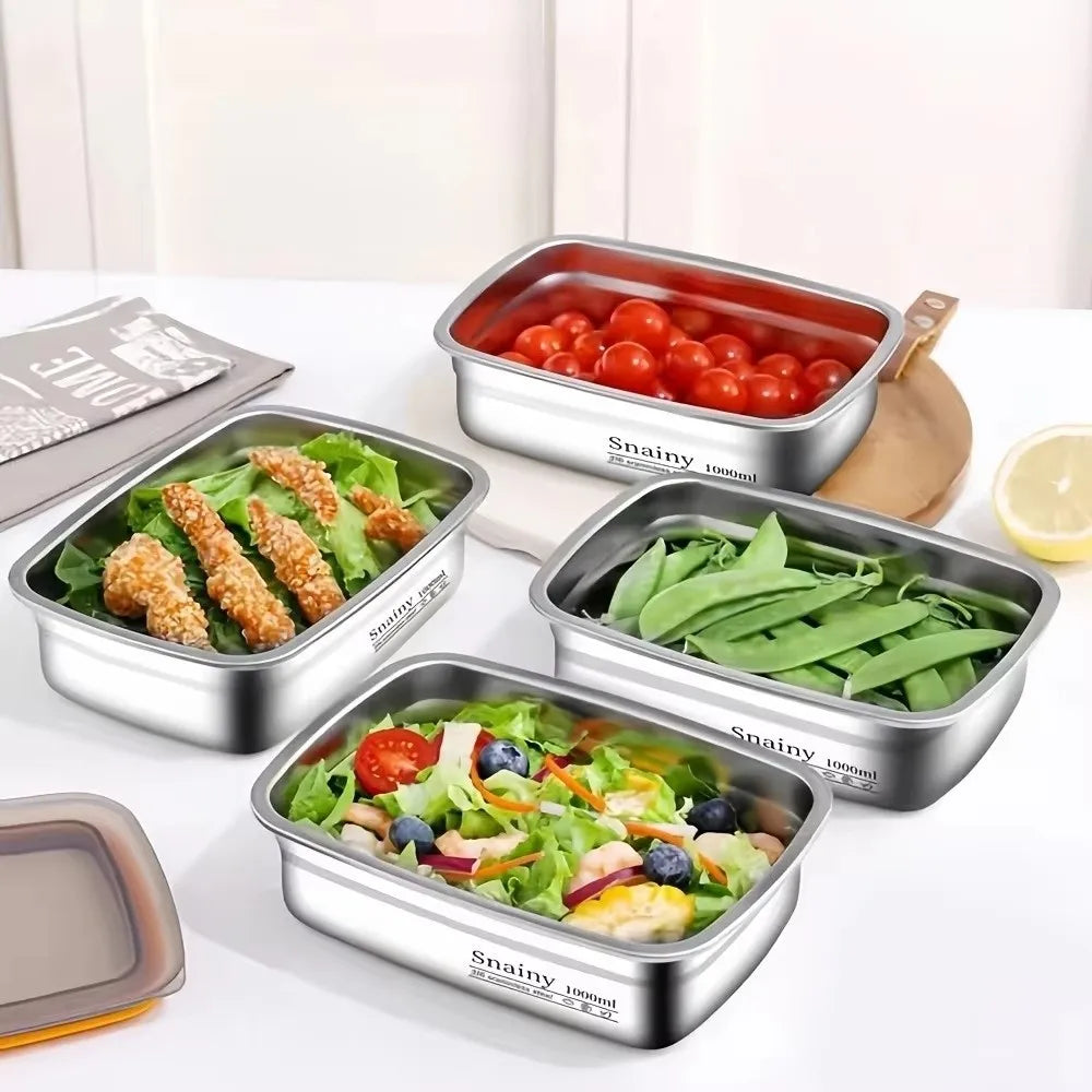 Stainless Steel Leak-Proof Bento Lunch Box – 3 Sizes Bento Lunch Box Axl