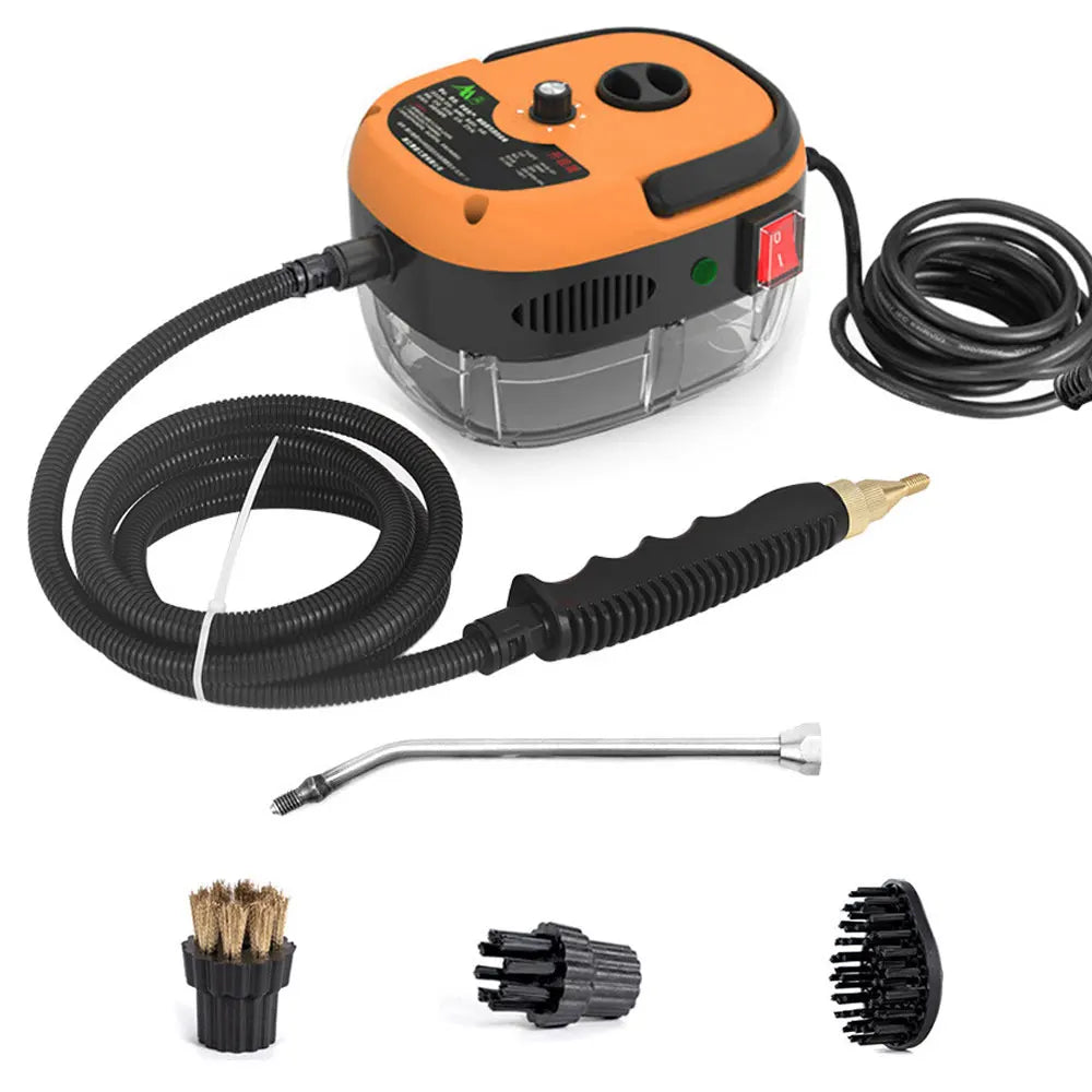 BALASHOV 2500W Handheld Steam Cleaner – Kitchen, Car & Home Handheld Steam Cleaner Axl orange