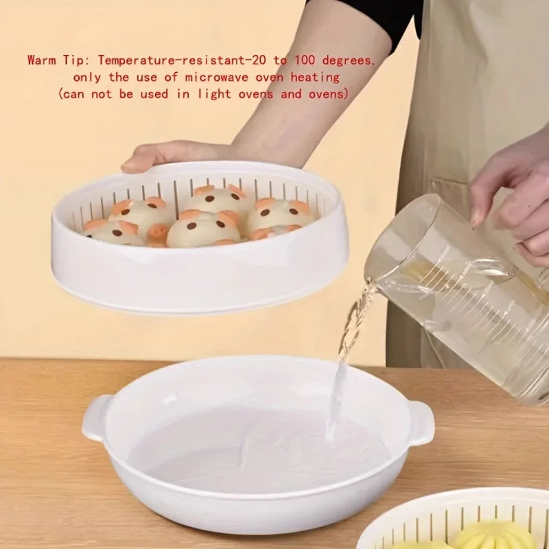 Microwave Steamer – Food Grade High Temp Cooking Tool Microwave Steamer Axl