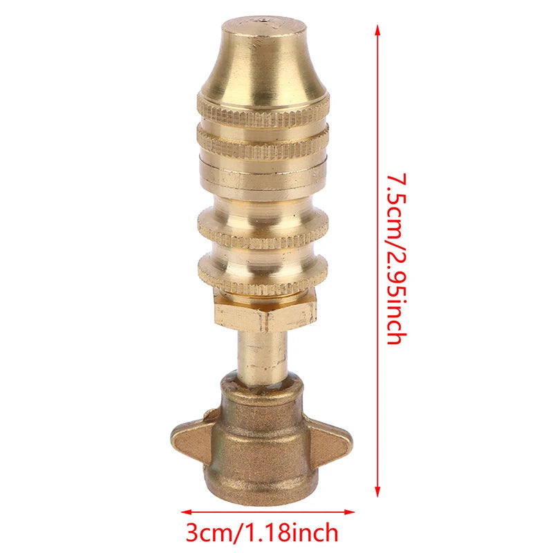 Brass Adjustable Garden Spray Nozzle – Jet & Mist Sprayer Garden Spray Nozzle Axl B