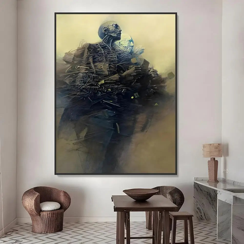 Zdzisław Beksiński Art Stickers – HD Waterproof Wall Decor