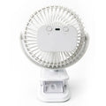USB Rechargeable Clip-On Fan Light Combo – Silent & Portable Clip-On Fan Light Axl Style-B