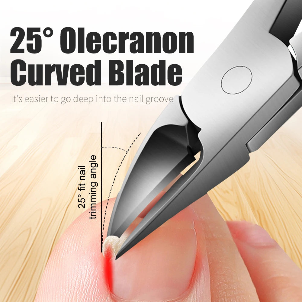 Professional Toenail Clipper – Stainless Steel Thick Nail Trimmer Nail Clipper Axl
