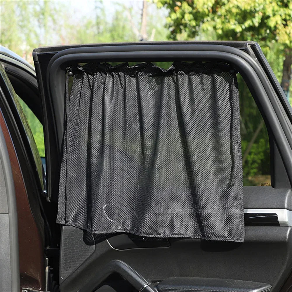 Cute Cartoon Car Sunshade Curtain – UV Window Protection Car Window Sunshade Axl 1pc black