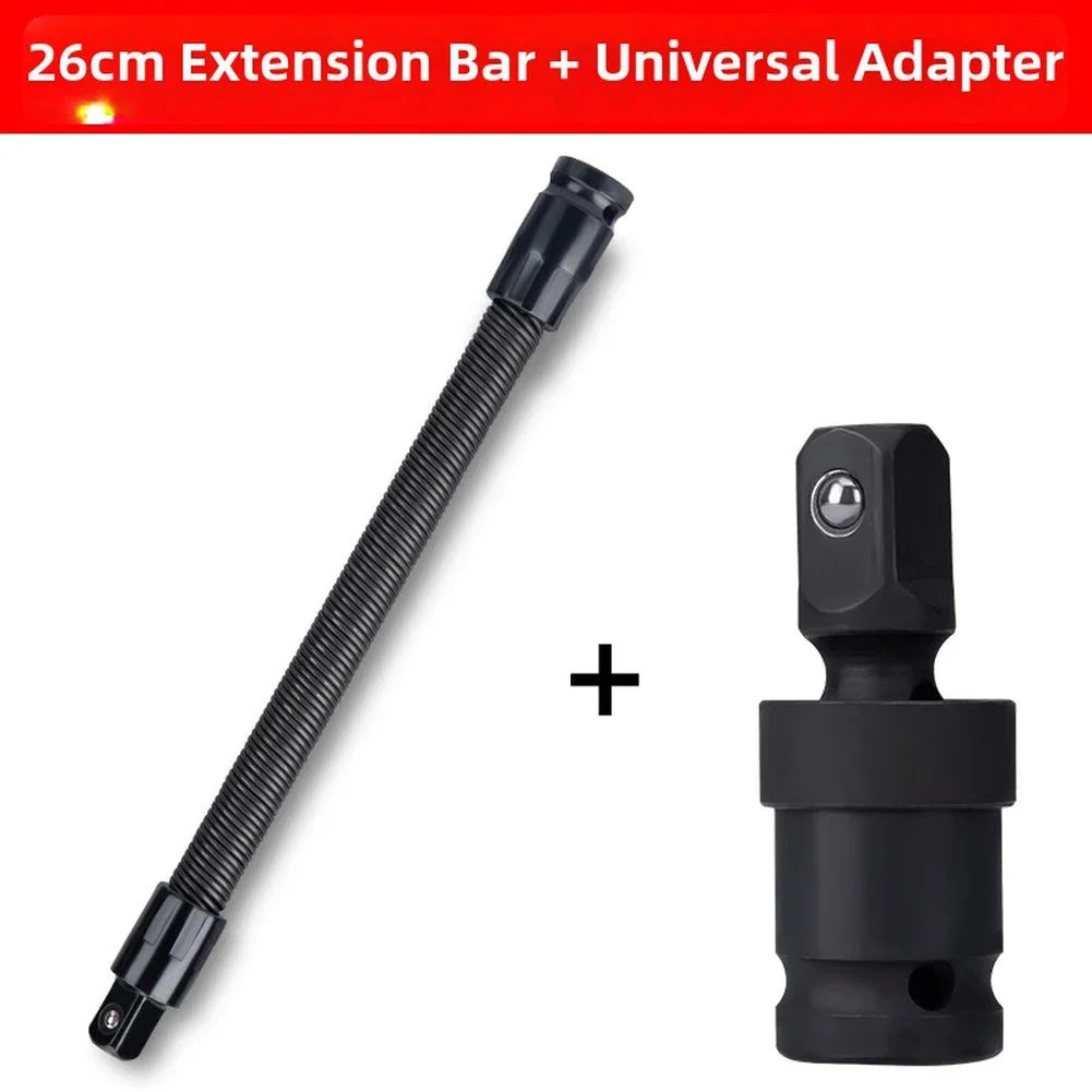 Flexible Socket Extension Bar & Air Joint – 10/14 Inch 1/2" Socket Extension Bar Axl 250MM China Mainland