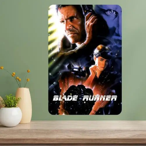 Blade Runner Metal Movie Poster Sign – Retro Aluminum Wall Art Metal Wall Sign Axl aluminum sign aluminum 20x30cm