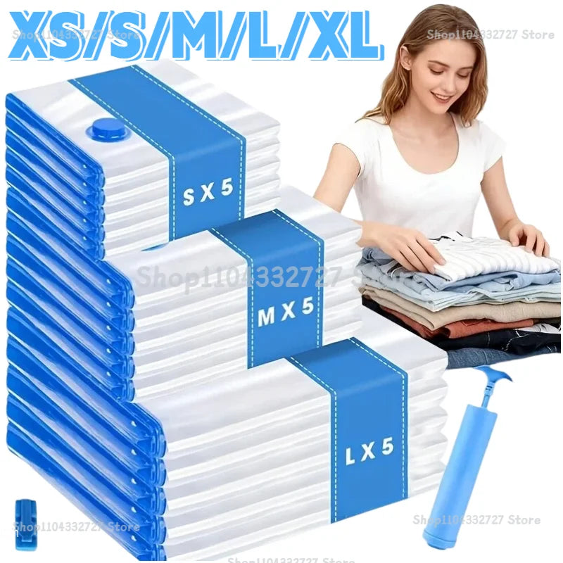 Vacuum Storage Bags with Pump – Space-Saving Bedding Organizer Vacuum Storage Bags Axl