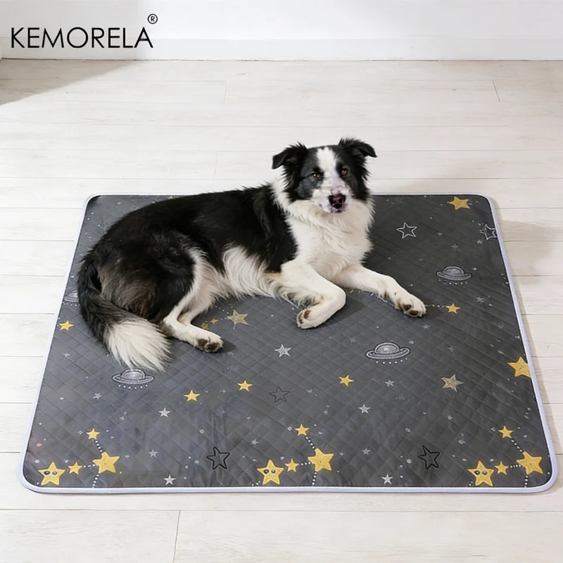 KEMORELA 2-Pack Washable Dog Training Mats | Reusable Pet Pad Dog Training Mat Axl