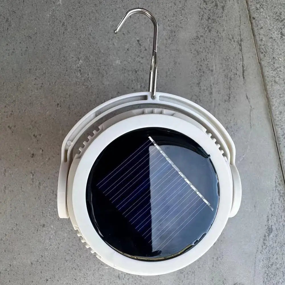 Solar COB LED Camping Light | 4 Modes & Digital Display Solar Camping Lantern Axl