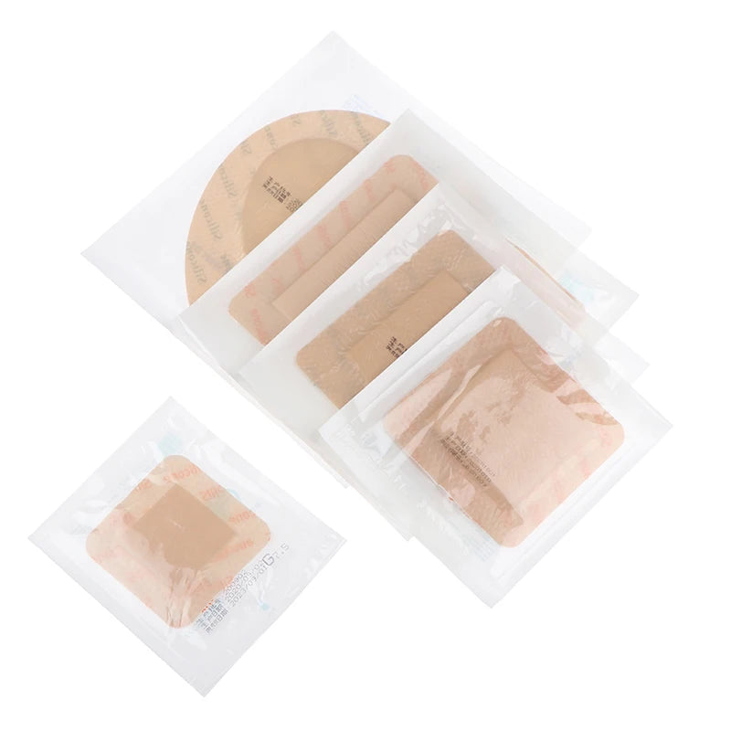 Silicone Gel Adhesive Wound Dressing Bandage – 5 Sizes Wound Dressing Bandage Axl