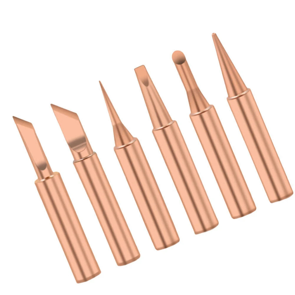 6pc Copper Heatset Soldering Iron Tips for 3D Printing Soldering Iron Tips Axl