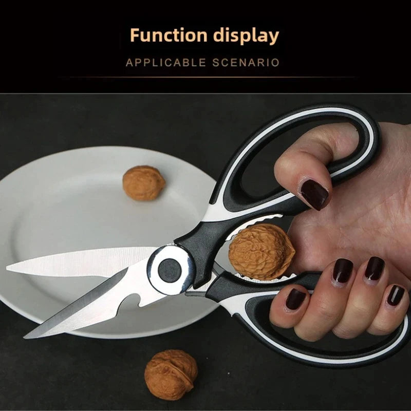 Stainless Steel Kitchen Scissors – Pizza, Salad & Food Cutting Kitchen Scissors Axl