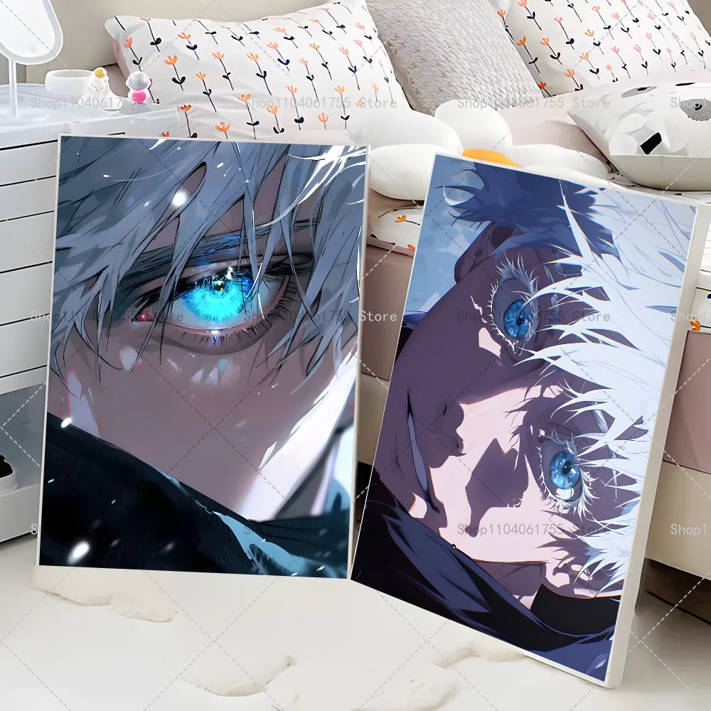 Anime Gojo Wall Poster – Self-Adhesive Waterproof Sticker Art Anime Wall Poster Axl