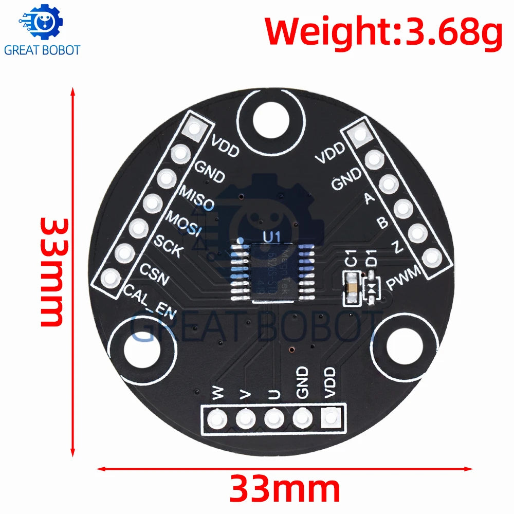 MT6826S Magnetic Encoder Angle Sensor Module for Arduino Magnetic Encoder Module Axl