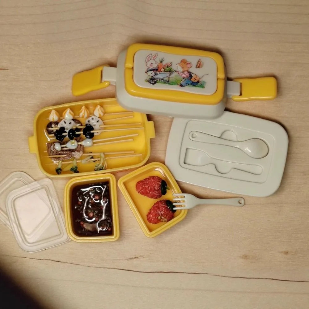1/6 & 1/12 Scale Dollhouse Picnic Lunch Box | Doll Accessory Doll Accessory Axl