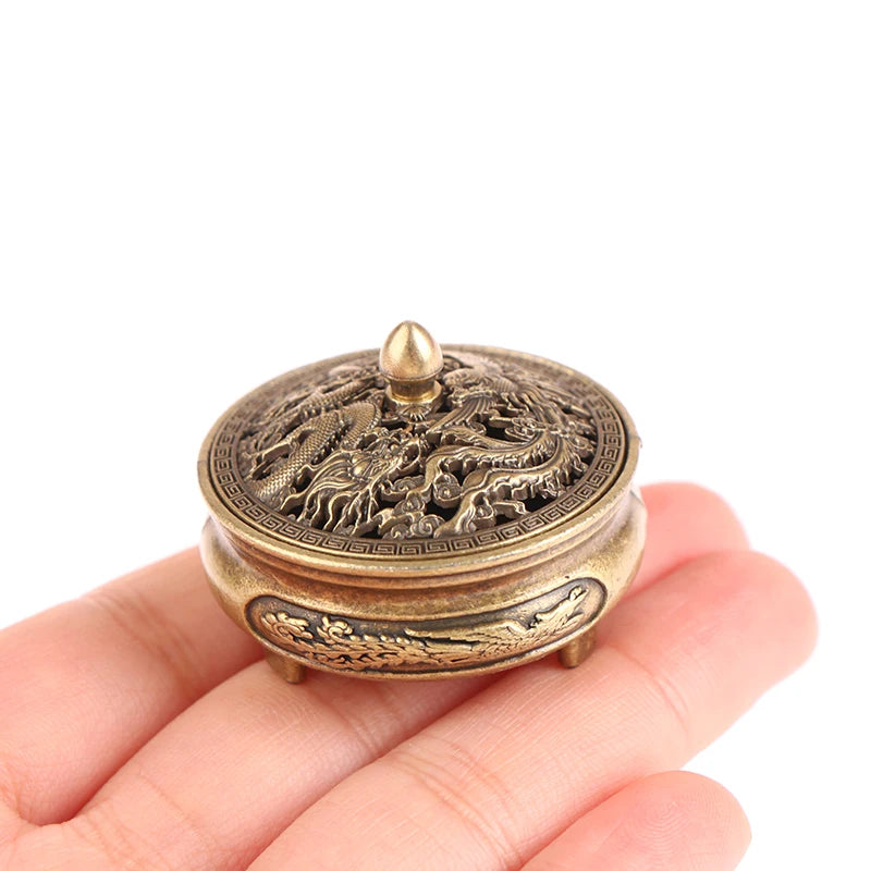 Antique Copper Alloy Incense Burner – Home & Office Decor Incense Burner Axl