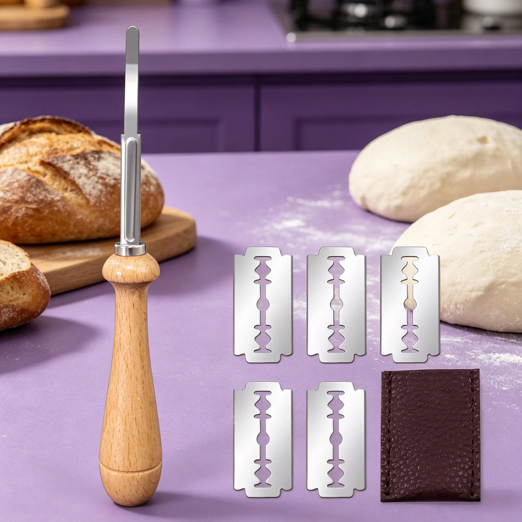Bread Lame – Stainless Steel Dough Scoring Tool for Bakers Bread Scoring Tool Axl Bread Knife