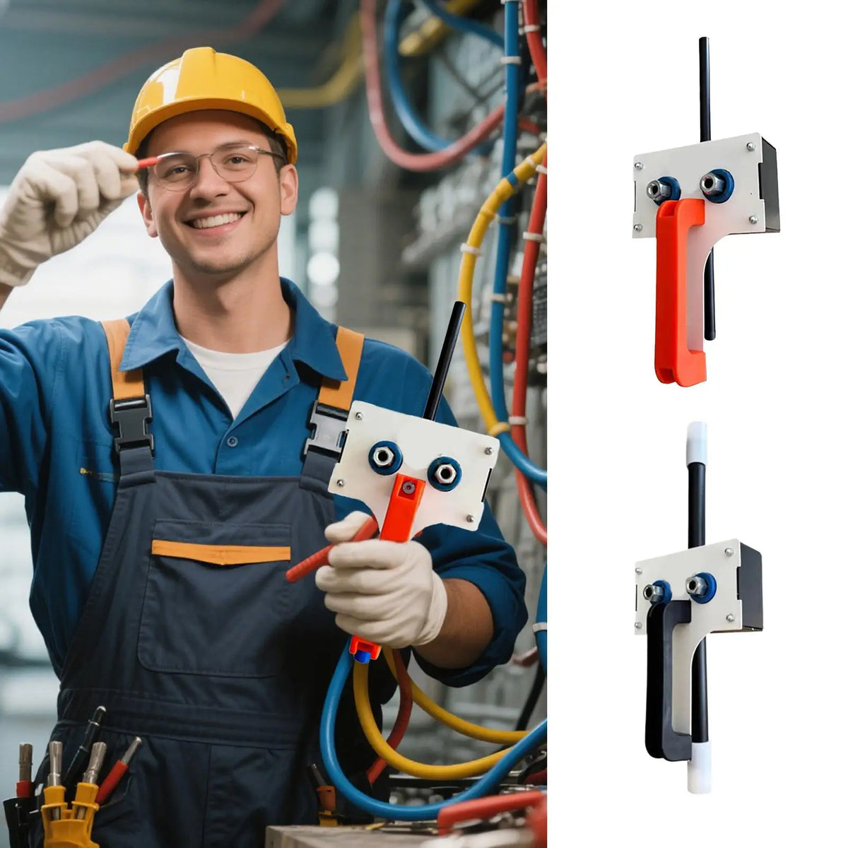 Heavy-Duty 8mm Wire Puller Tugger Tool for Electricians Wire Pulling Tool Axl