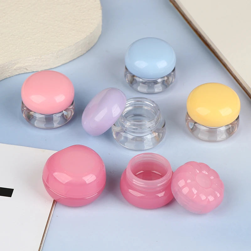 5g Mini Clear Cosmetic Jar – Lip Mask & Face Cream Sample Container Cosmetic Sample Jar Axl