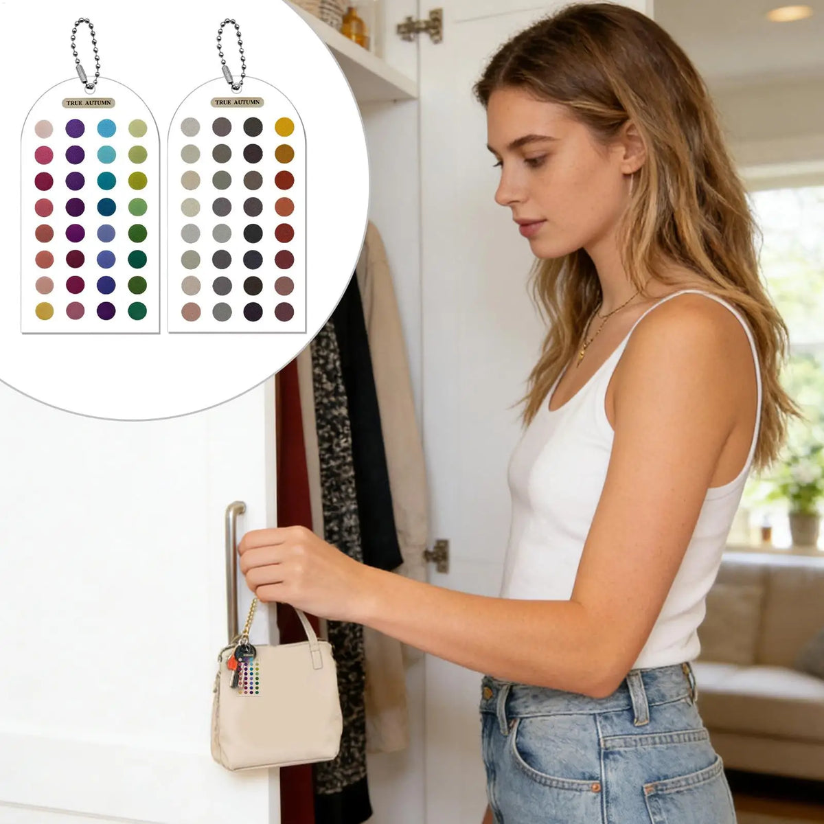 Color Analysis Cards – 12 Season Acrylic Palette Guide (2-Pack) Color Analysis Cards Axl