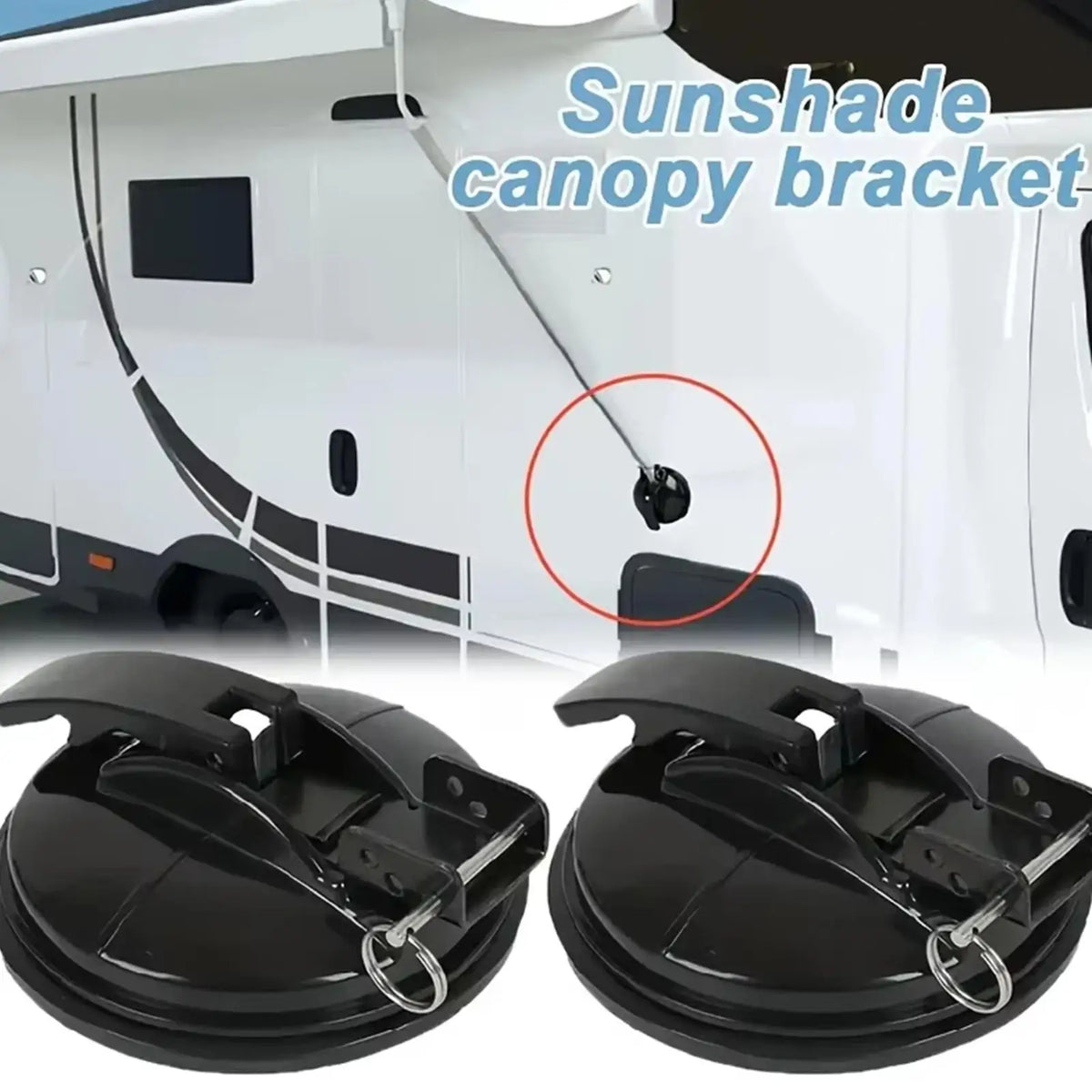 Heavy Duty RV Suction Cups – Canopy & Awning Clip for Campers RV Suction Cup Clip Axl