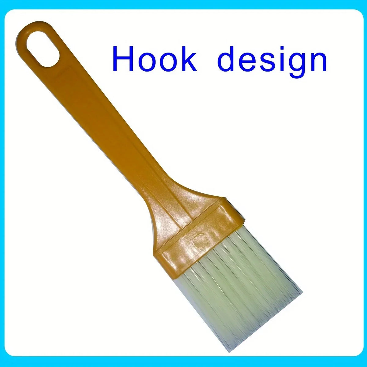 6-Inch Pastry Basting Brush with Hook Handle | BBQ & Baking Pastry Basting Brush Axl