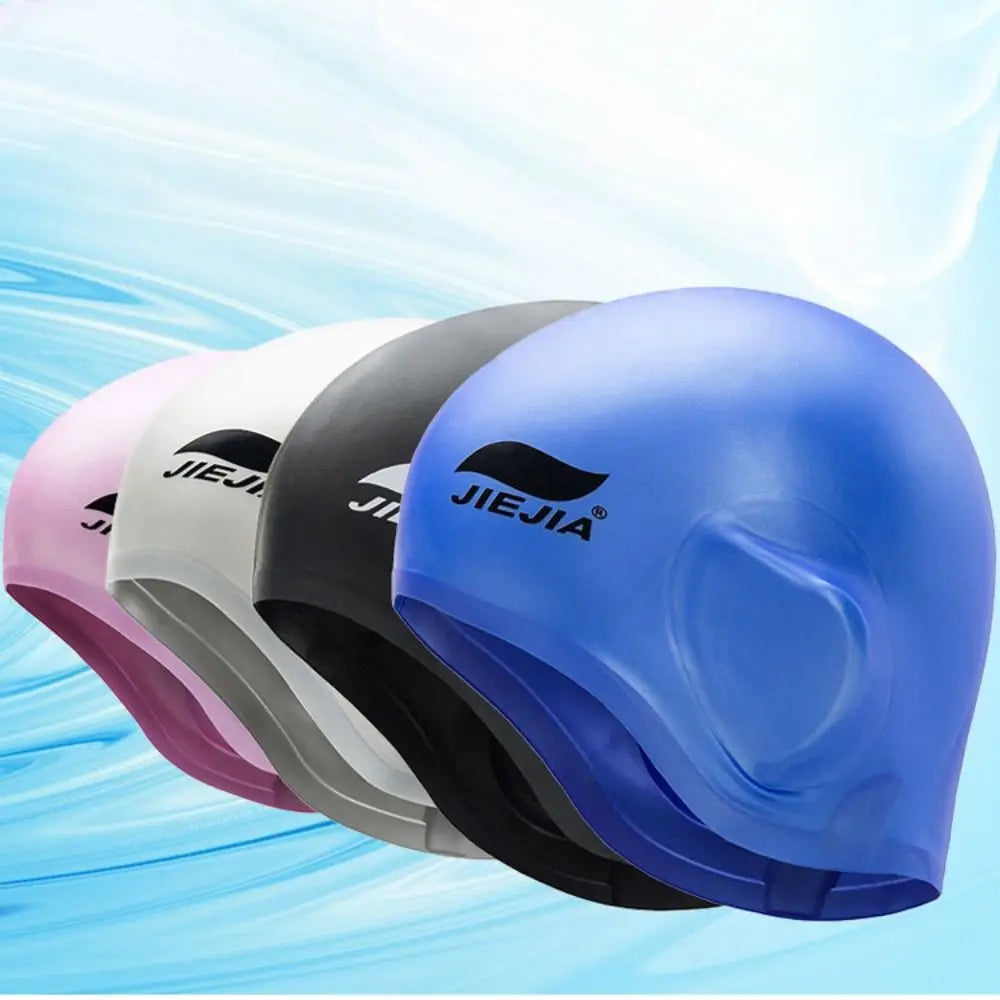 Silicone Swimming Cap – Waterproof Ear Protection Swim Hat Silicone Swim Cap Axl