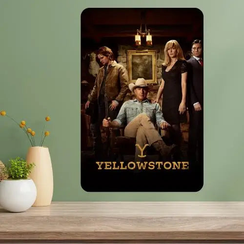 Yellowstone TV Show Metal Poster Sign | Vintage Wall Décor Metal Wall Sign Axl aluminum sign aluminum 40x30cm