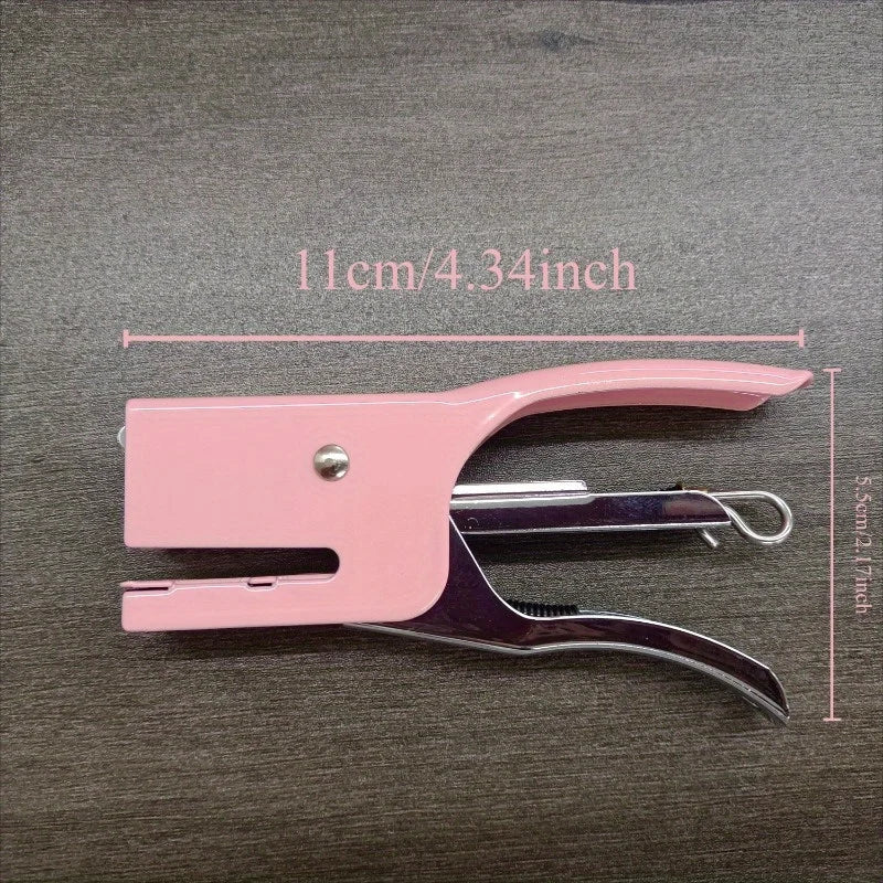 Metal No. 10 Hand-Held Stapler – 16-Sheet Office Stapler Office Stapler Axl Cherry blossom powde