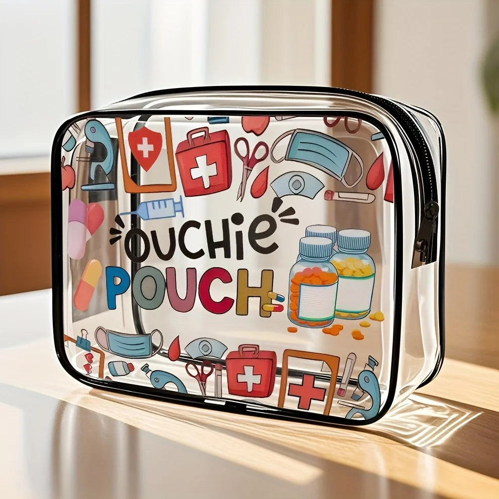 Large Zippered PVC Travel Bag – Toiletry & Makeup Organizer Travel Toiletry Bag Axl