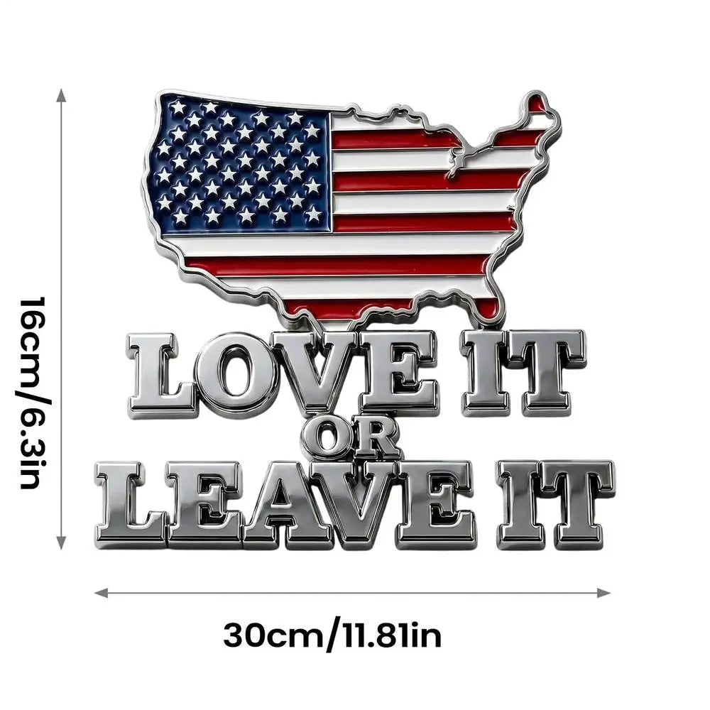 Metal Flag Car Emblem Badge – Truck, SUV & Bumper Sticker Car Emblem Badge Axl As show