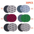 30Pcs 3-Inch Wet Dry Sanding Discs 800–3000 Grit Hook & Loop Sanding Discs Axl one size