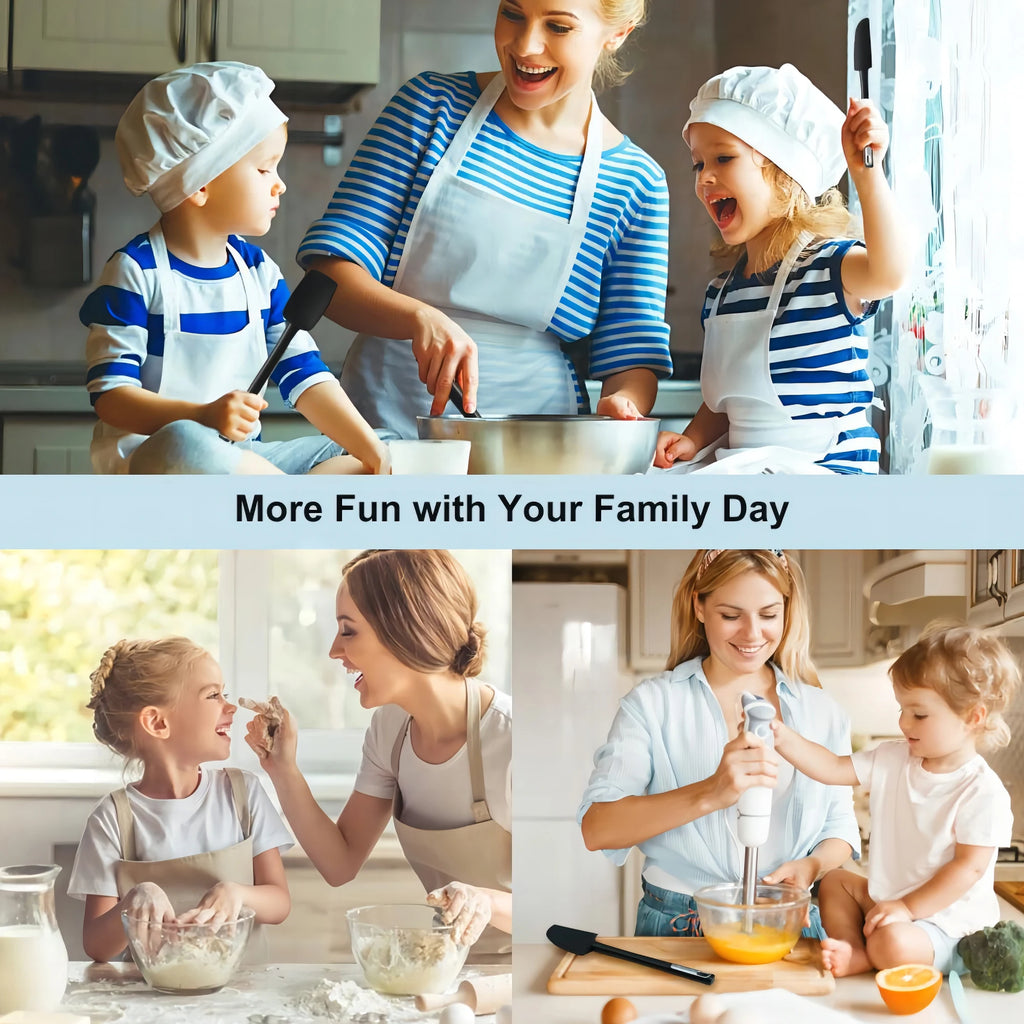 5-Piece Silicone Spatula Set – Heat Resistant & Non-Slip Silicone Spatula Set Axl