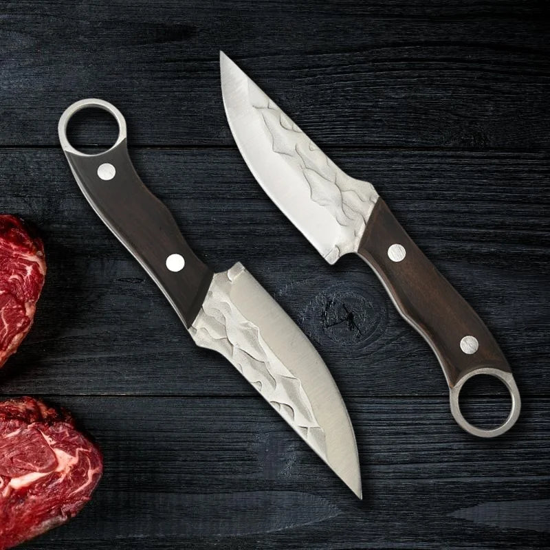 Serbian Boning Knife – Stainless Steel Chef Knife Wood Handle Chef Boning Knife Axl