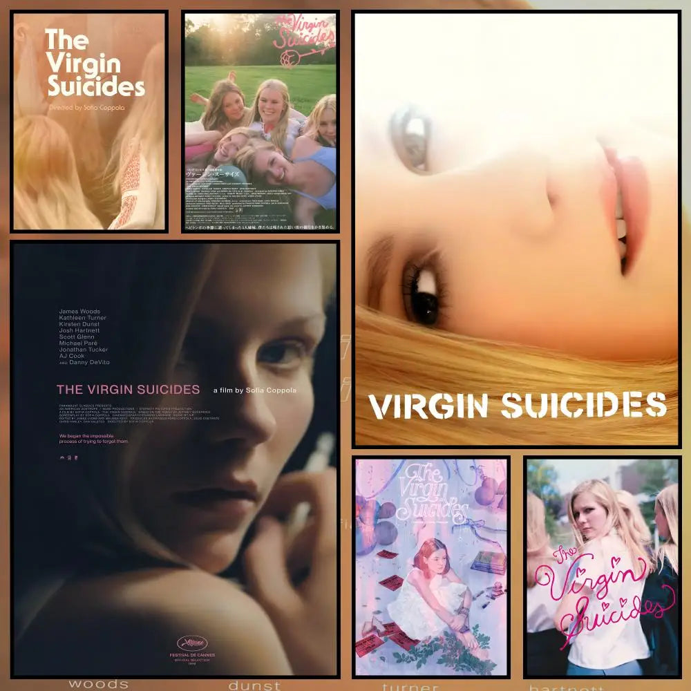 The Virgin Suicides Movie Poster – Peel & Stick PVC Wall Art Wall Art Poster Axl