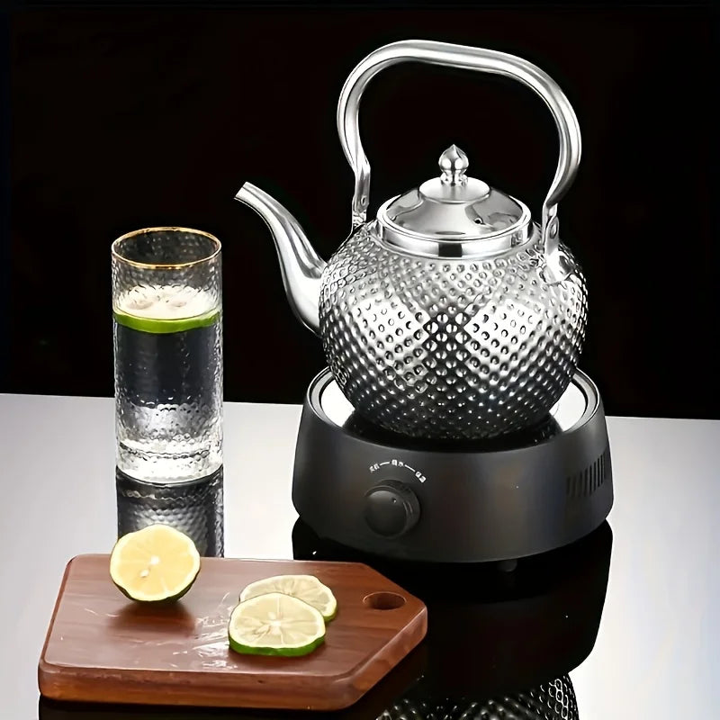 KEMORELA Stainless Steel Tea Kettle with Filter 1.2–2L Stovetop Tea Kettle Axl