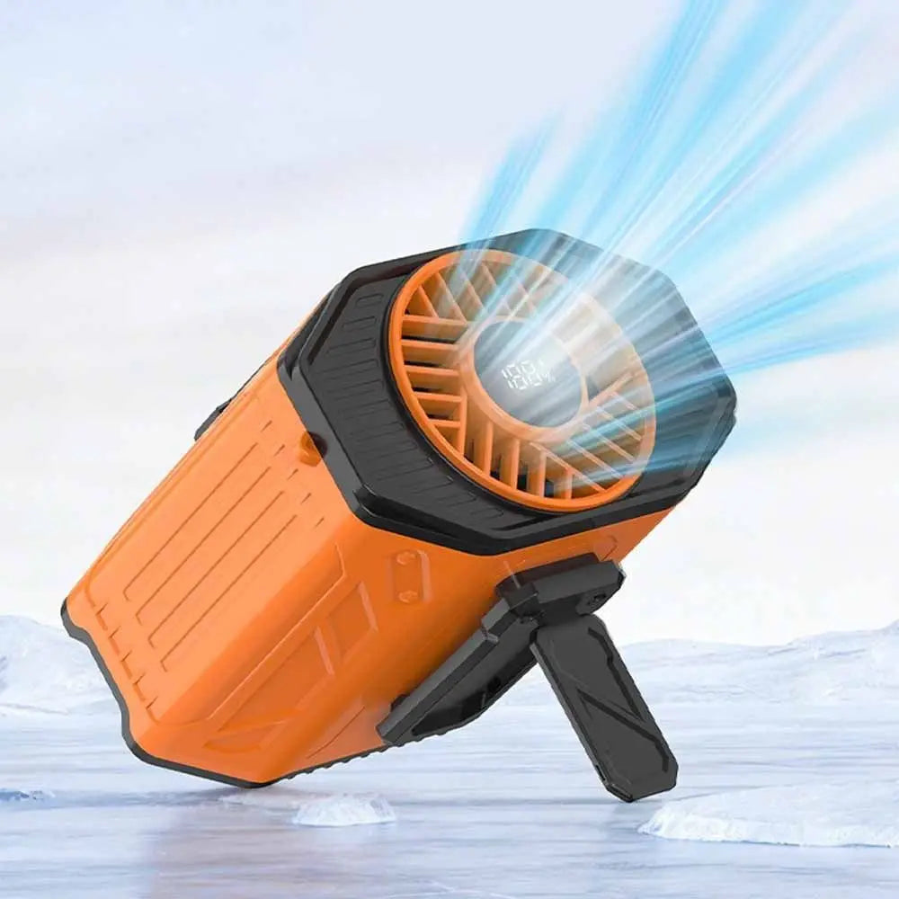 Rechargeable Waist Clip Fan – 100-Speed Wearable Neck & Belt Fan Wearable Clip Fan Axl
