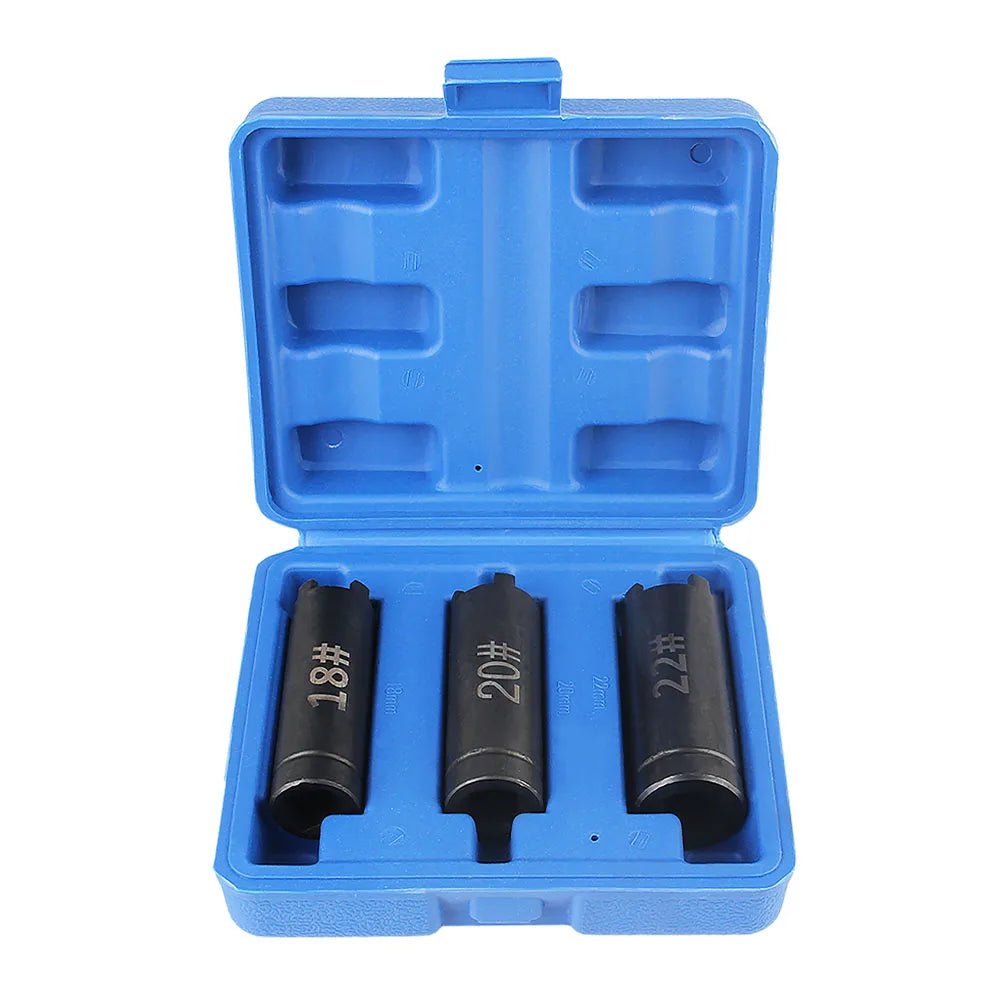 3pc Motorcycle Clutch Nut Removal Four-Claw Socket 18/20/22mm Motorcycle Repair Tool Axl 3pcs