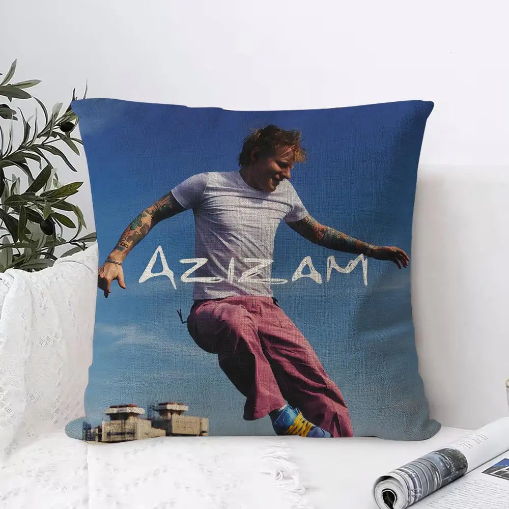 Animal Print Linen Cushion Cover | Hidden Zipper Pillowcase Cushion Cover Axl White6 40X40cm