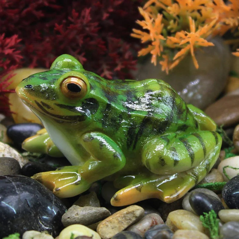 Resin Frog Statue – Bonsai, Garden & Desk Décor Ornament Garden Figurine Axl Default Title