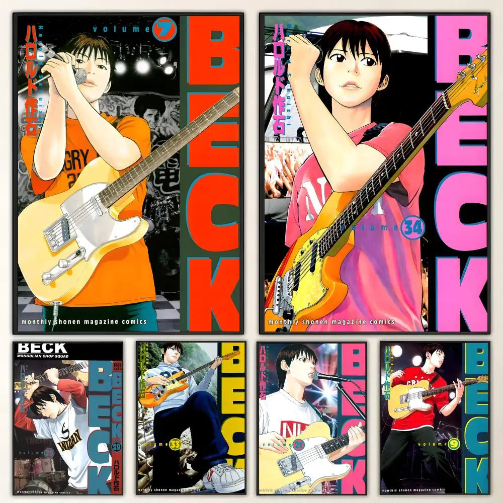 Beck Singer HD Poster – Waterproof Adhesive Wall Art Decor Wall Art Poster Axl
