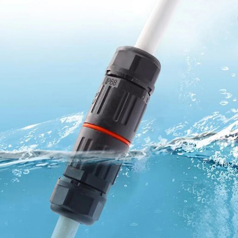 IP68 Waterproof Wire Cable Connector – Outdoor Plug Socket Waterproof Cable Connector Axl 1PC