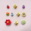 10-Piece Plant Cartoon Fridge Magnets – Strong Hold Home Decor Refrigerator Magnets Axl 10PCS