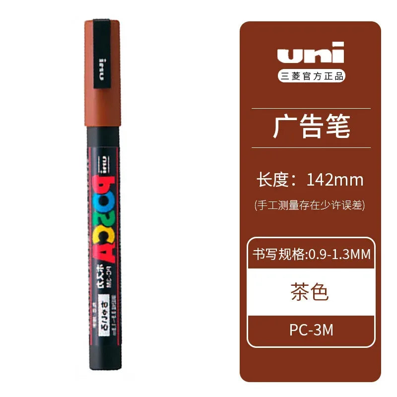 Uni POSCA Acrylic Paint Markers PC-1M 3M 5M – Multi-Colour Acrylic Paint Markers Axl PC-3M tea