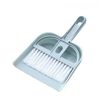 Mini Broom & Dustpan Set – Pet Cage & Desktop Keyboard Cleaner Mini Broom Set Axl Blue