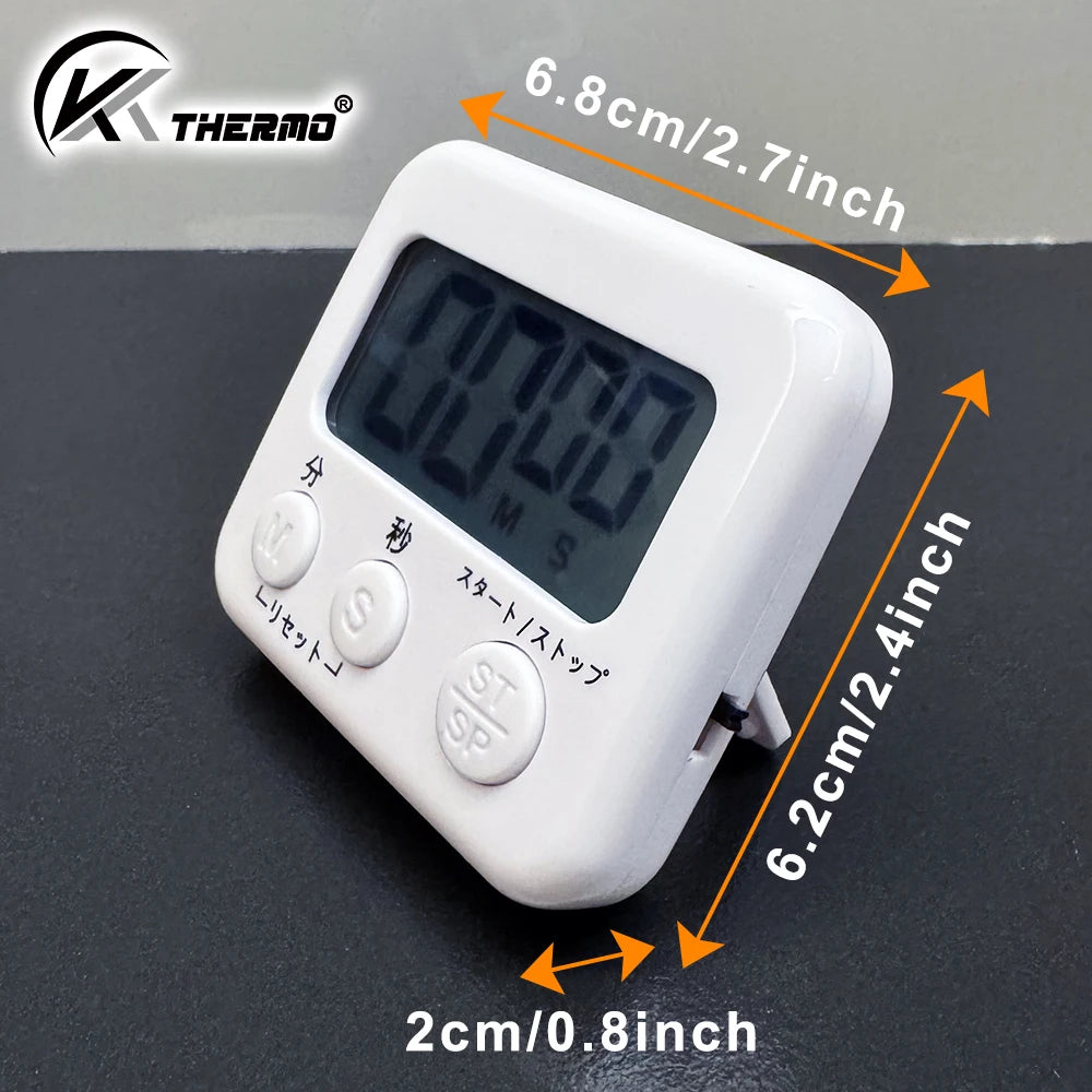 KT THERMO Digital Kitchen Timer – LCD Magnetic & Wall Mount Digital Kitchen Timer Axl