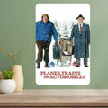 Planes Trains & Automobiles Classic Movie Metal Sign Metal Wall Sign Axl aluminum sign aluminum 14x20cm
